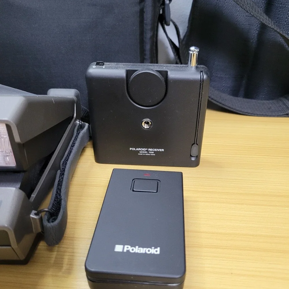 Vintage Polaroid Spectra System Instant Camera‎ w/Receiver and Transmitter
